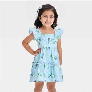 NWT Bluey Floral Kids Dress